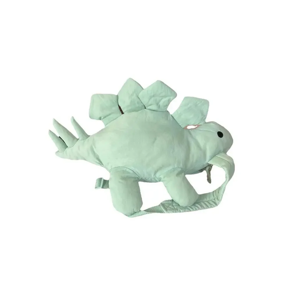 Christian Robinson Green Stegosaurus‎ Dinosaur Child Size Backpack Kidcore